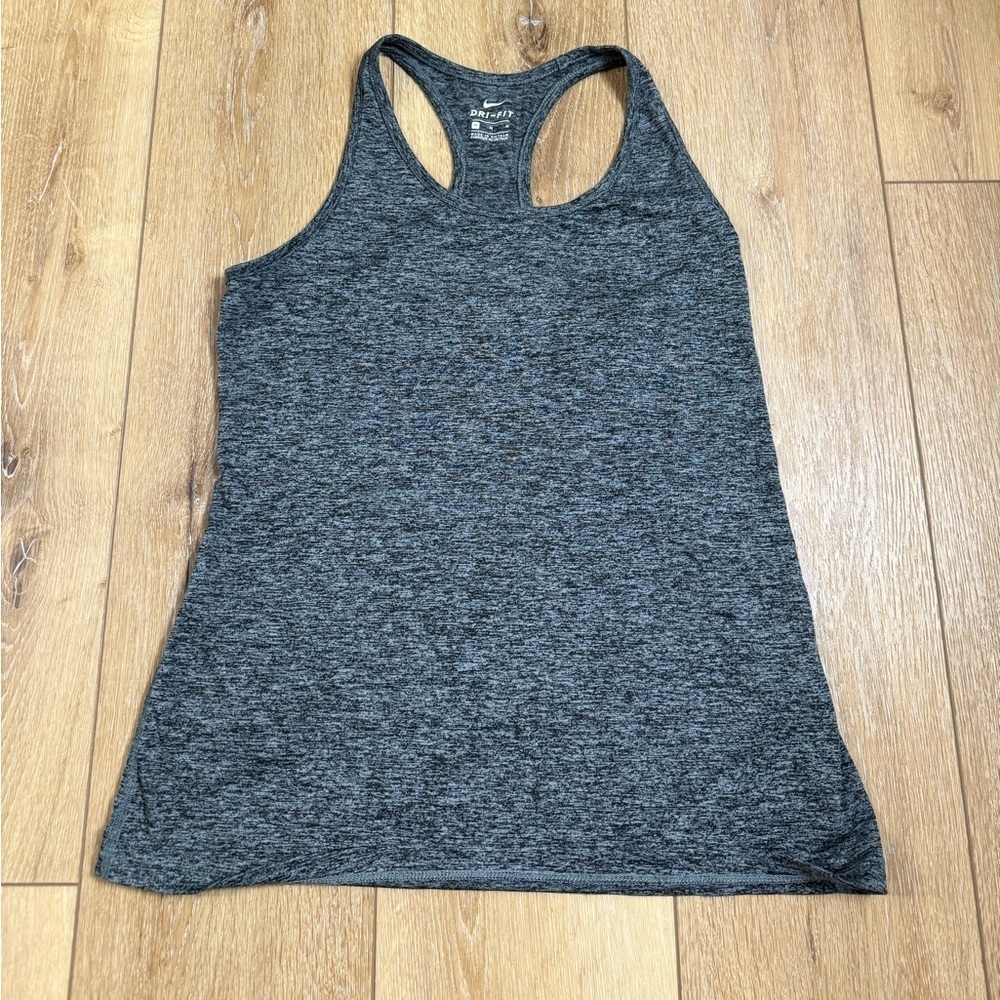 Nike Dri-Fit Gray Tank Running Active Women’s Medium